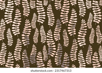 Vector illustration of abstract leaves