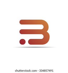 Vector Illustration Abstract Letter B Concept: Vetor Stock (livre De ...