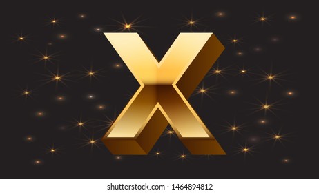vector illustration abstract Letter X