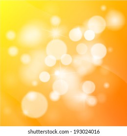 Vector illustration of abstract light orange background