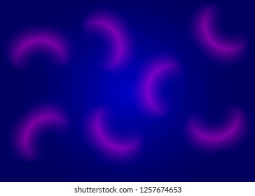 vector illustration with abstract lights. Suitable for mobile apps, wallpaper, templates.