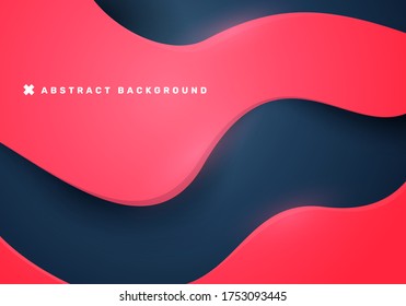 Vector Illustration Abstract Liquid Wave  Background.