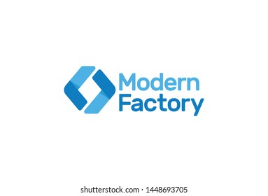 Vector illustration of abstract logo design. Isolated on white background.
