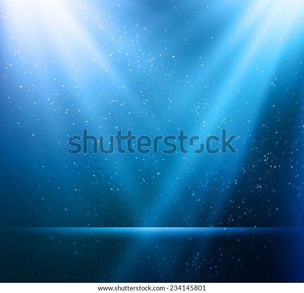 Vector Illustration Abstract Magic Blue Light Stock Vector (Royalty ...