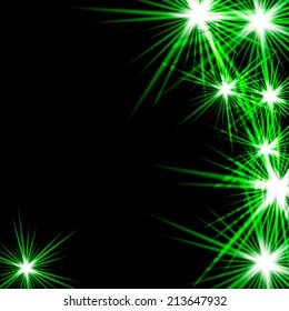Vector illustration of Abstract magic light background