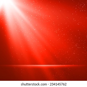 Vector  illustration Abstract magic red light background