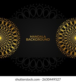Vector illustration of abstract mandala background