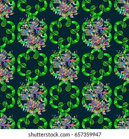 Vector illustration. Abstract Mandala on a background.