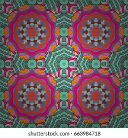 Vector illustration. Abstract Mandala on a background.