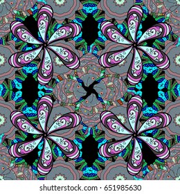 Vector illustration. Abstract Mandala. Vintage decorative elements. Oriental colored pattern on background. Islam, Arabic, Indian, turkish, pakistan, chinese, ottoman motifs.