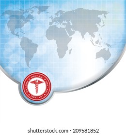Vector illustration of abstract medical background .eps10
