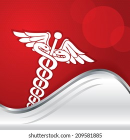 Vector illustration of abstract medical background .eps10