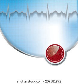 Vector illustration of abstract medical background .eps10