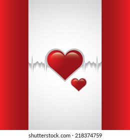 Vector illustration of abstract medical background .eps10