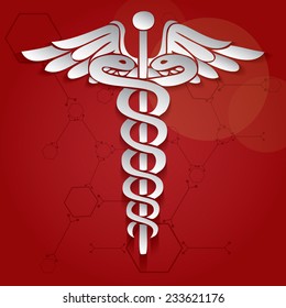Vector illustration of abstract medical background .eps10