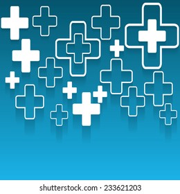 Vector illustration of abstract medical background .eps10