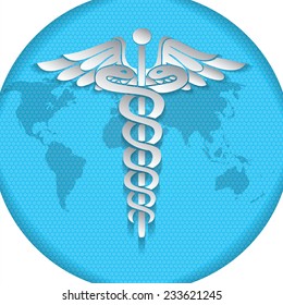 Vector illustration of abstract medical background .eps10