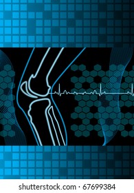 vector illustration of abstract medical background
