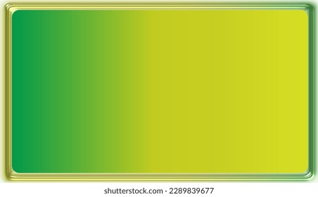 Vector illustration of abstract metal frame and blank board for message or marketing text