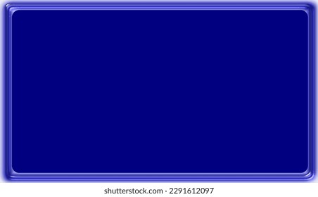 Vector illustration of abstract metal frame and blank board for message or marketing text