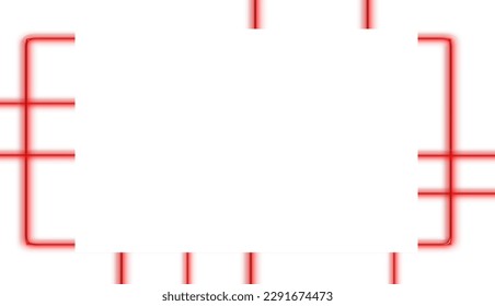 Vector illustration of abstract metal frame and blank board for message or marketing text