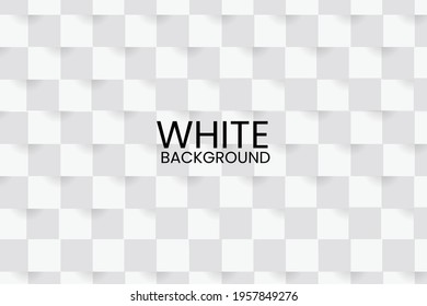 Vector illustration of Abstract modern square background. White and grey geometric texture. Perfect for backgrounds for magazine cover, Banner, Poster, Wallpaper.