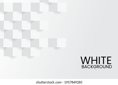 Vector illustration of Abstract modern square background. White and grey geometric texture. Perfect for backgrounds for magazine cover, Banner, Poster, Wallpaper.