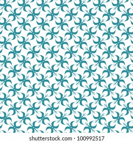 Vector illustration of an abstract monochrome geometrical seamless pattern