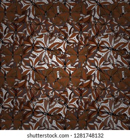 Vector illustration. Abstract motif background. Ultrafashionable fabric pattern. Seamless pattern.