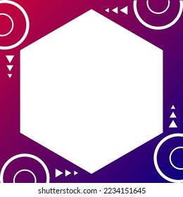 vector illustration of abstract multicolor background for social media frame content, online promotion, marketing, sale banner, product, announcement