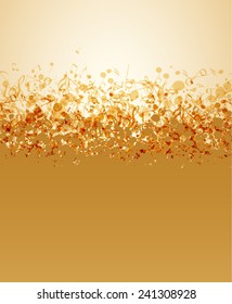 Vector illustration of an abstract music background