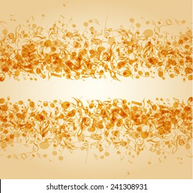 Vector illustration of an abstract music background