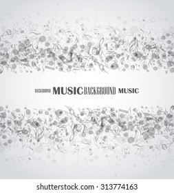 Vector illustration of an abstract music background