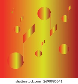 Vector Illustration of an Abstract Music Design
