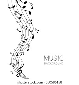 Vector Illustration of an Abstract Music Design