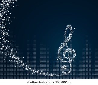 Vector Illustration of an Abstract Music Design