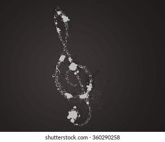 Vector Illustration of an Abstract Music Design