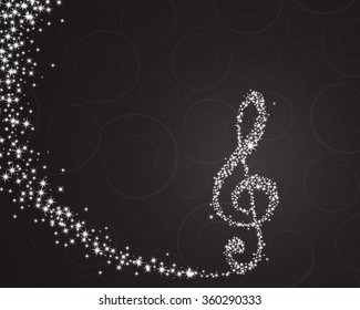 Vector Illustration of an Abstract Music Design