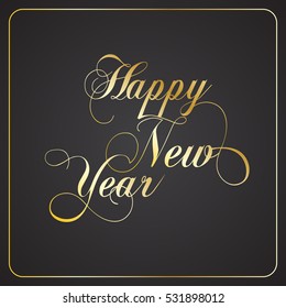 Vector illustration abstract New Year Background