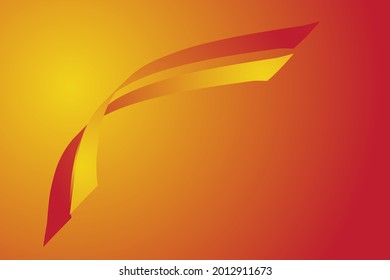 Vector illustration of abstract orange background