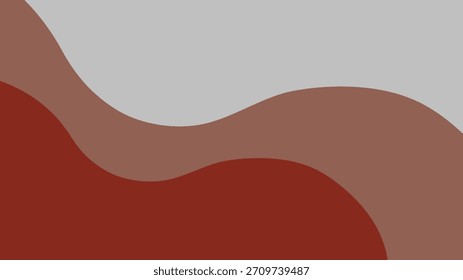 Vector illustration of an abstract orange and red curve heart pattern design for web backdrop banner business template