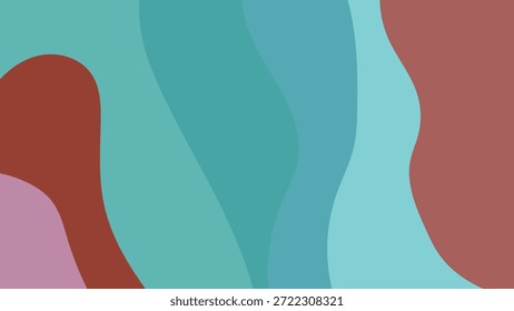 Ilustración vectorial de patrones abstractos de ondas naranjas y siluetas de huellas que crean una textura de fondo de luz decorativa y un elemento de diseño de forma curva para un concepto de Fondo de pantalla creativo