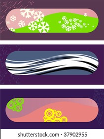 vector illustration of abstract  oval backgrounds.