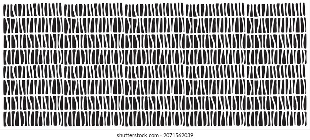 Ilustración vectorial de la disposición de patrones abstractos de líneas curvas 