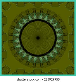 vector illustration abstract pattern guilloche