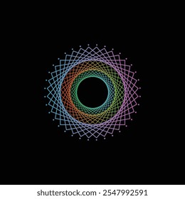 vector illustration abstract pattern object