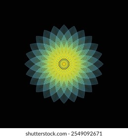 objeto de padrão abstrato de ilustração de vetor