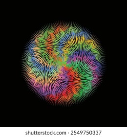 vector illustration abstract pattern object