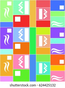 Vector illustration of abstract pattern for your design