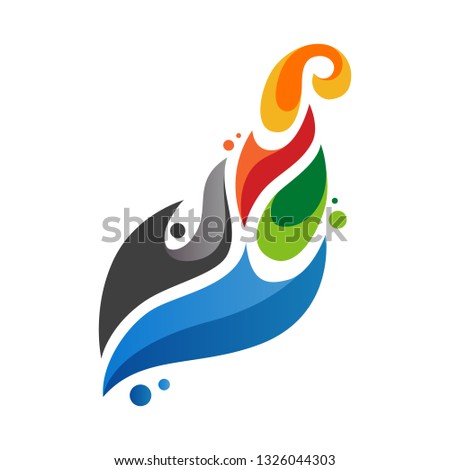 vector illustration. Abstract people colorful background. design graphics for posters and flyers